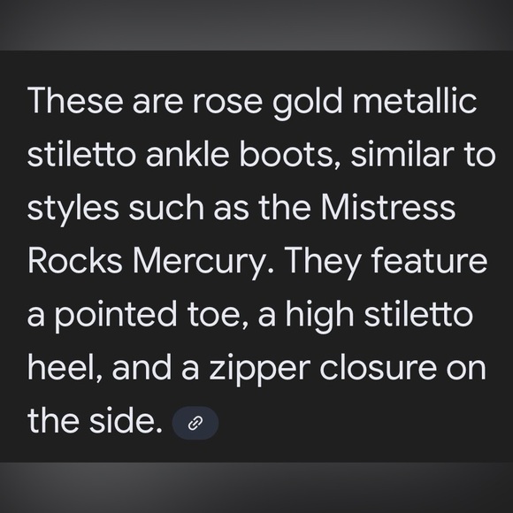 Boots Elegant Metallic Ankle Boots 7 Great gold metallic color! CLEAN WILD DIVA - Picture 11 of 11